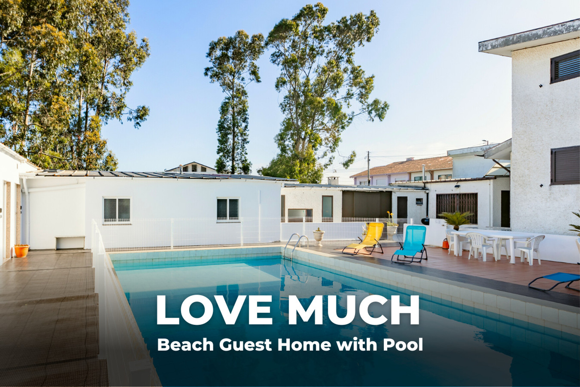 LOVE MUCH ☀ Beach Guest Home with Pool