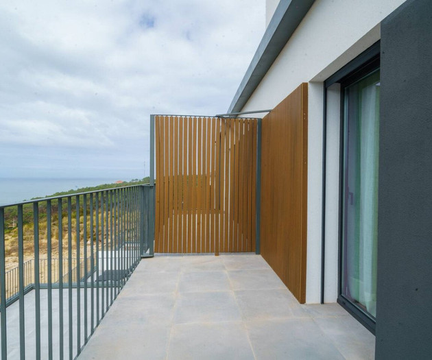 Balcony with ocean view