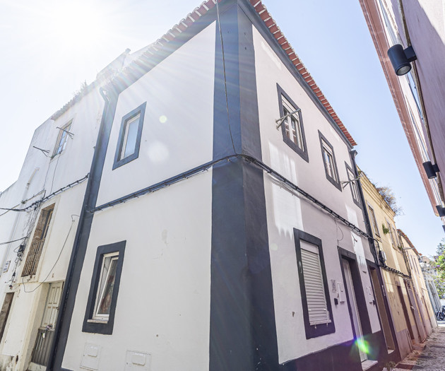 Corner building exterior