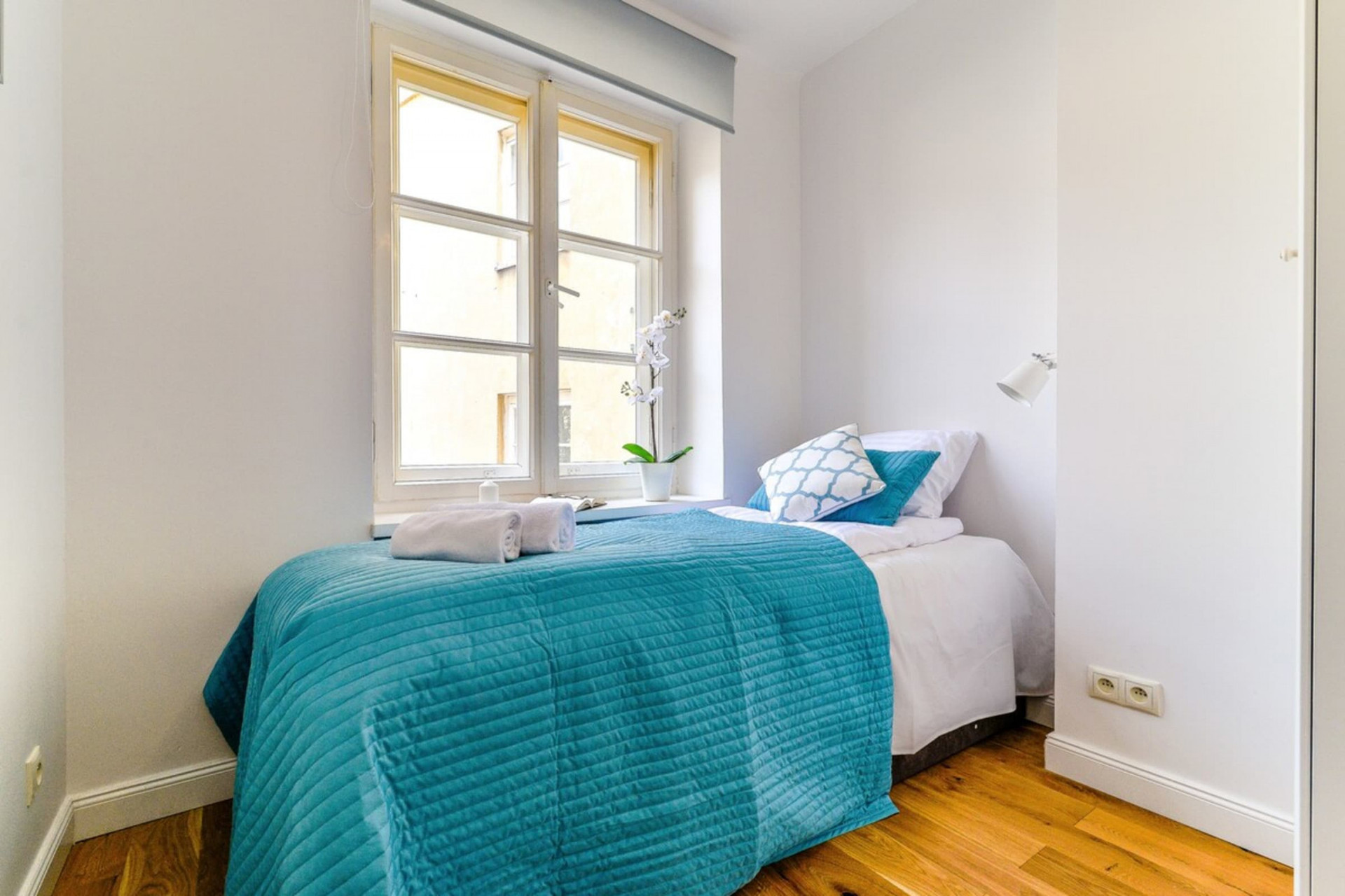 In the second bedroom you will find a comfortable single bed, for example for...