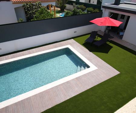 Room with swimming pool at Azeitão