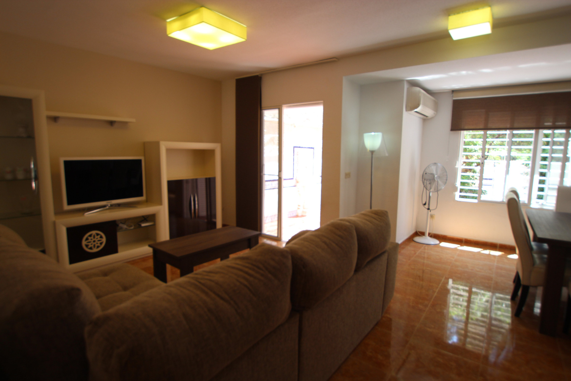 Living room with TV area