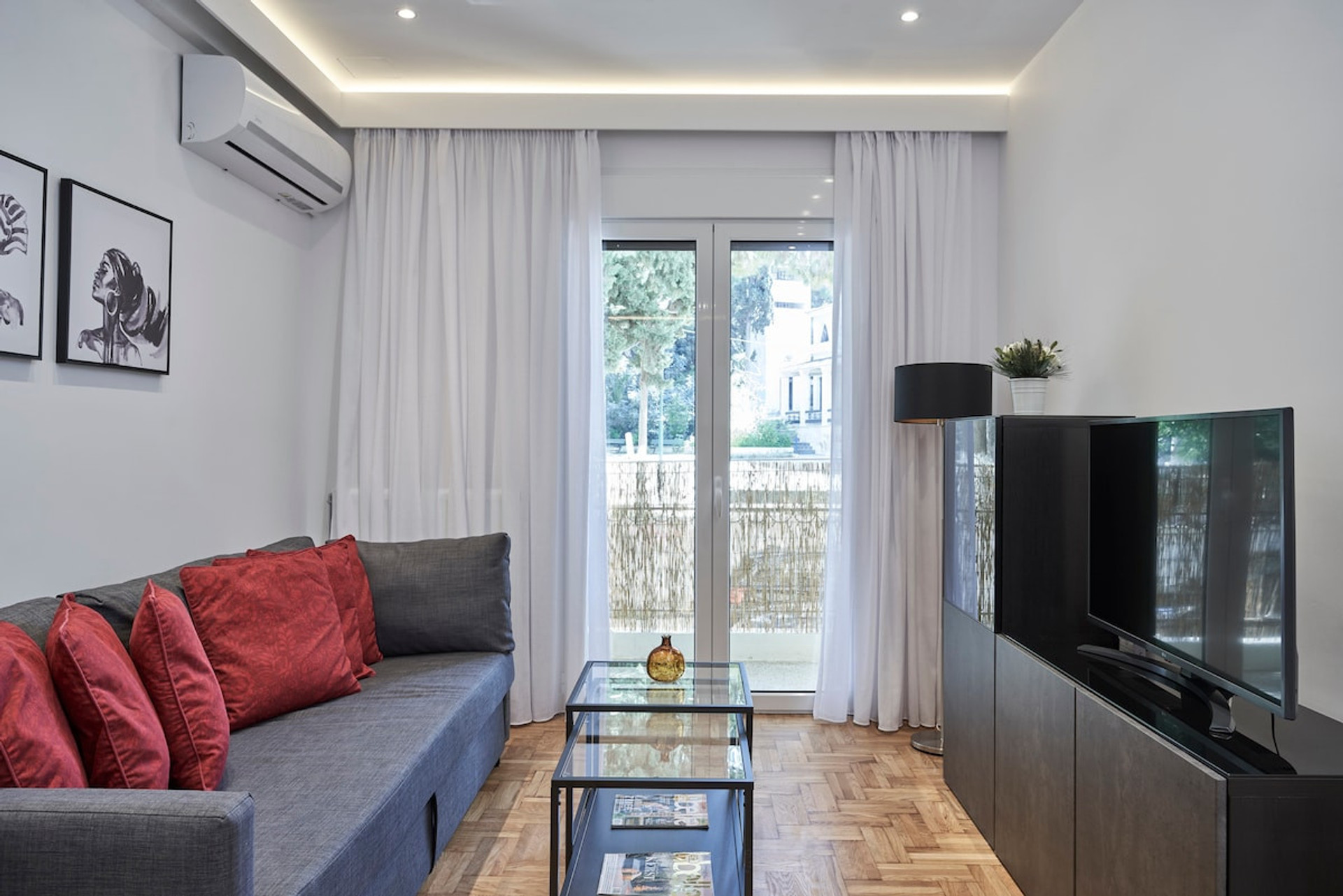 The living room