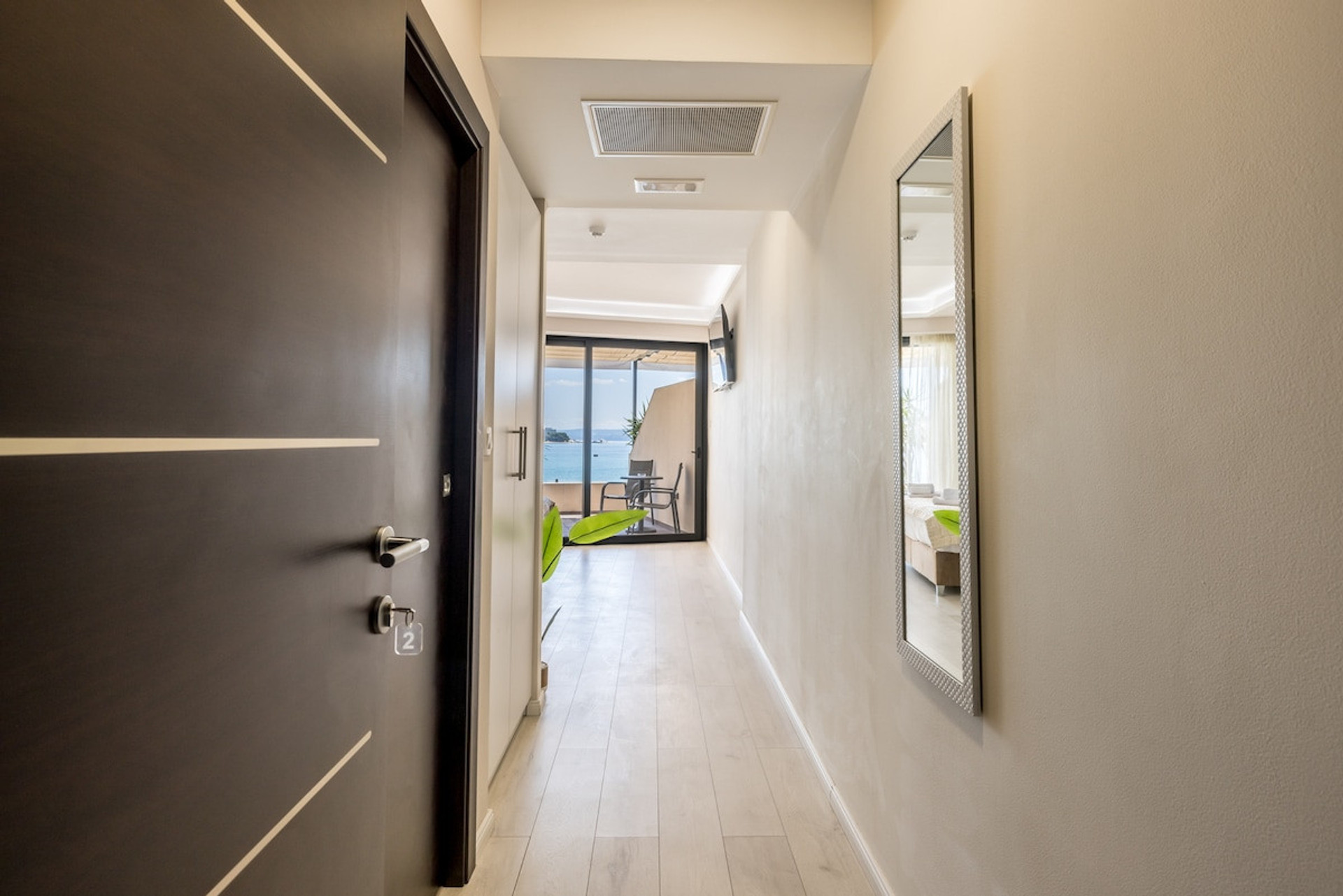 The room entrance view.