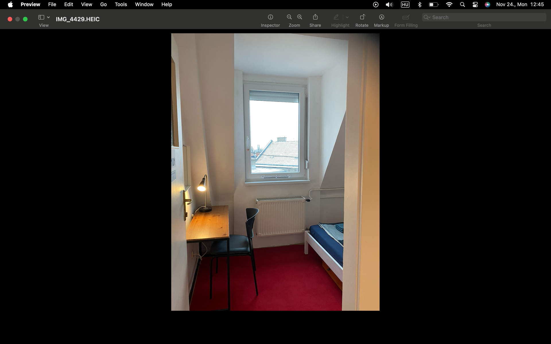 Harry Potter suite (small room 6nm for one person)