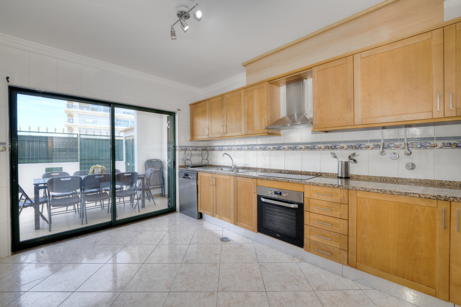 Kitchen with terrace access