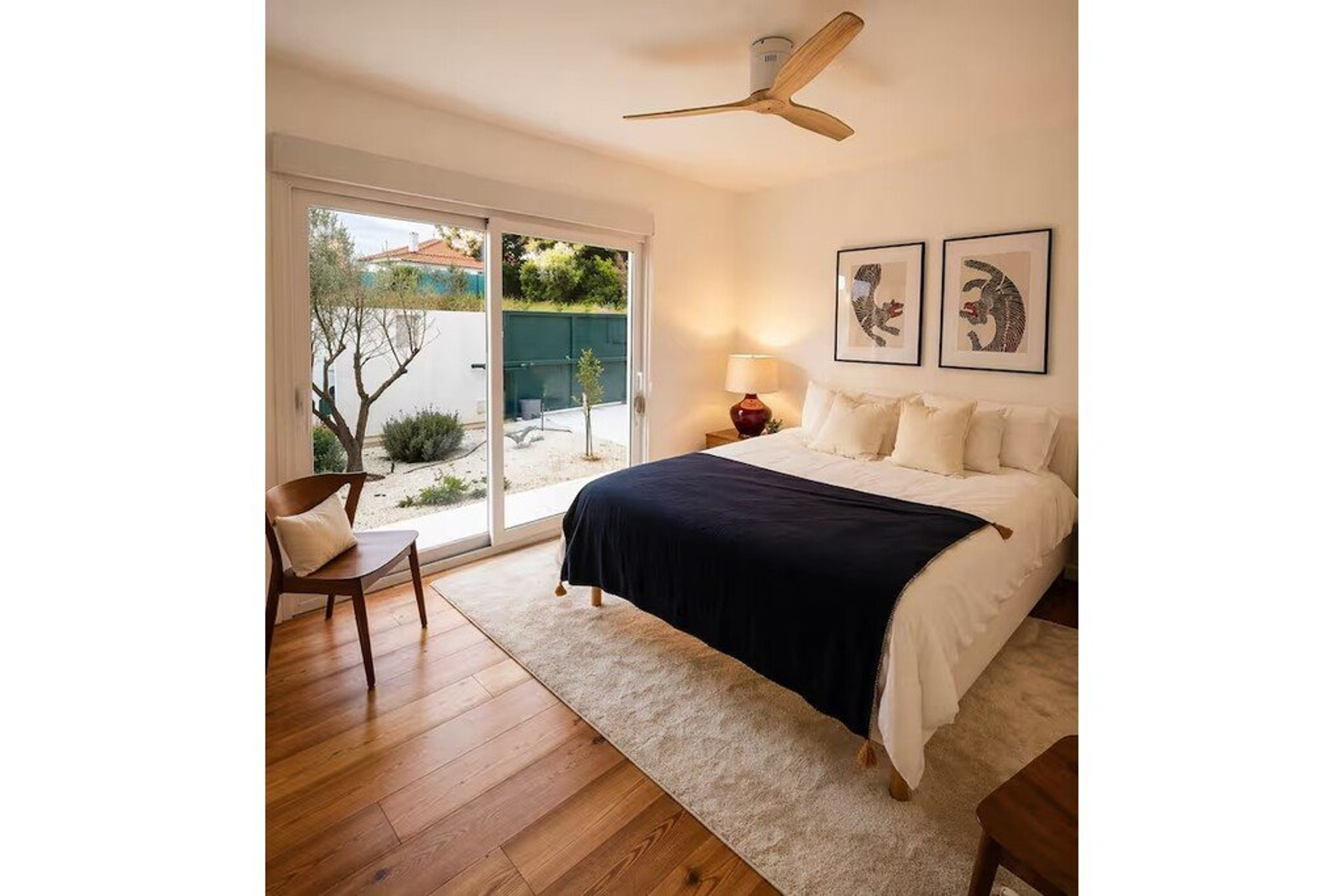 Bedroom with patio access
