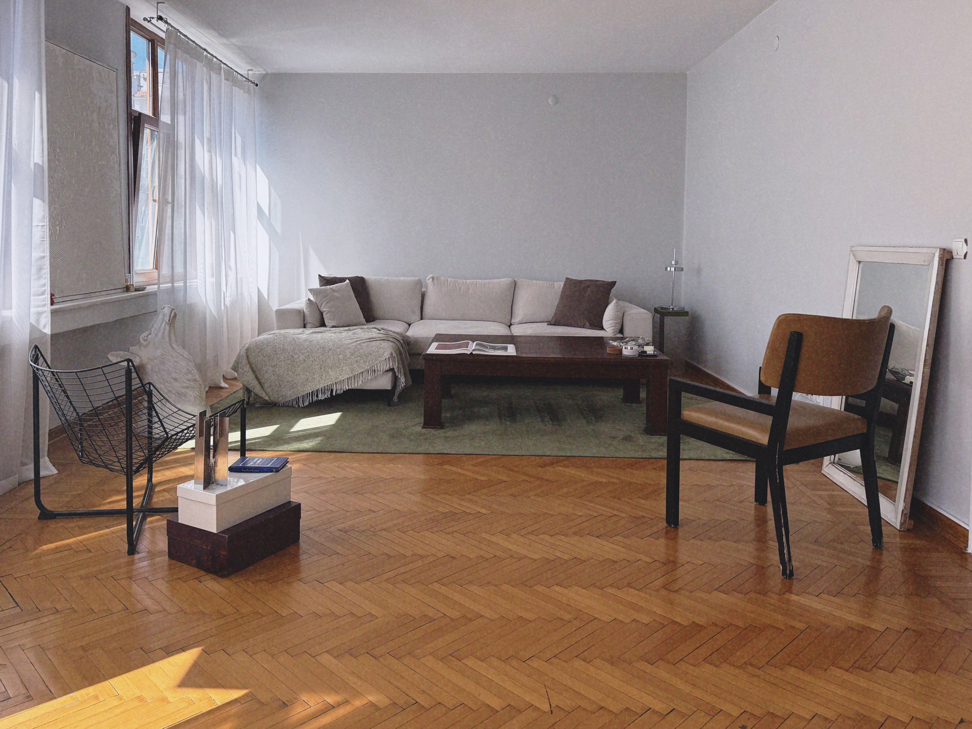 Living room seating and chair
