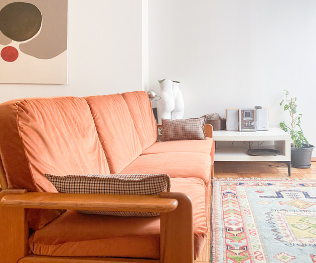 sunny retro coliving - Indigo Bedroom
