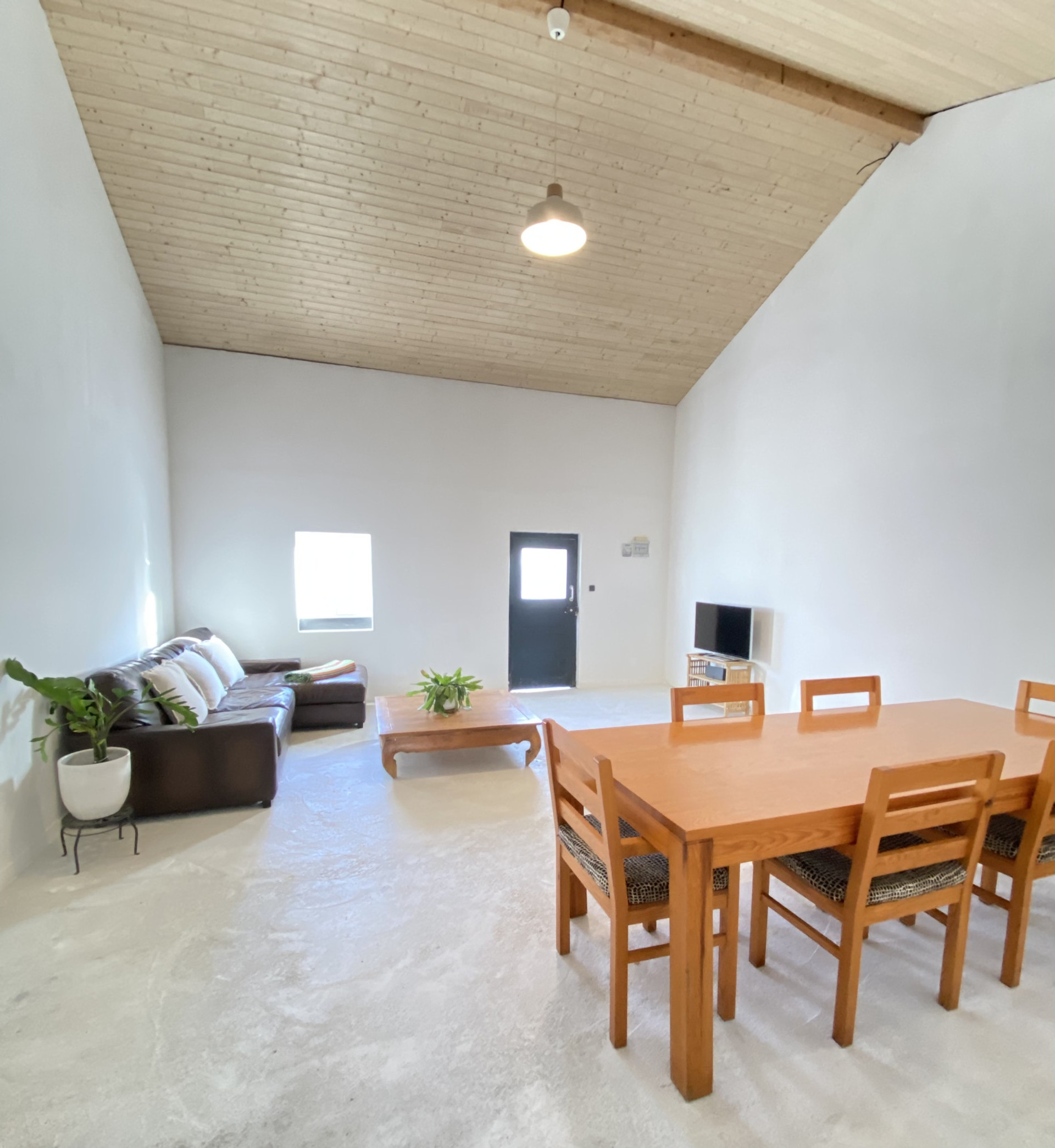 Living room facing the street