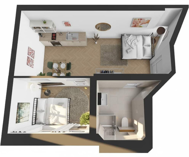 Modernes Studio-Apartment