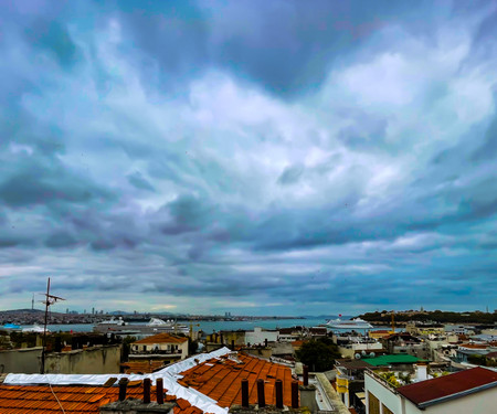 Modern flat with Bosphorus view