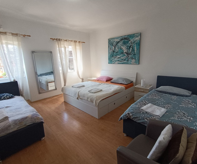 Spacious apartment close to the beach in Rijeka