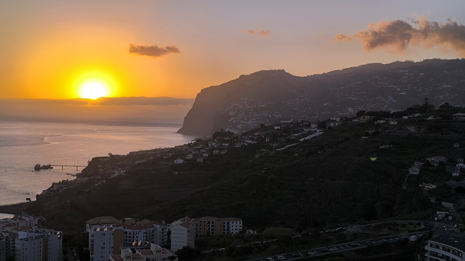 Sun set cabo girão, outdoor view
