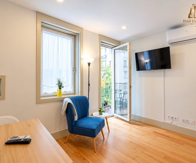 Living room with TV