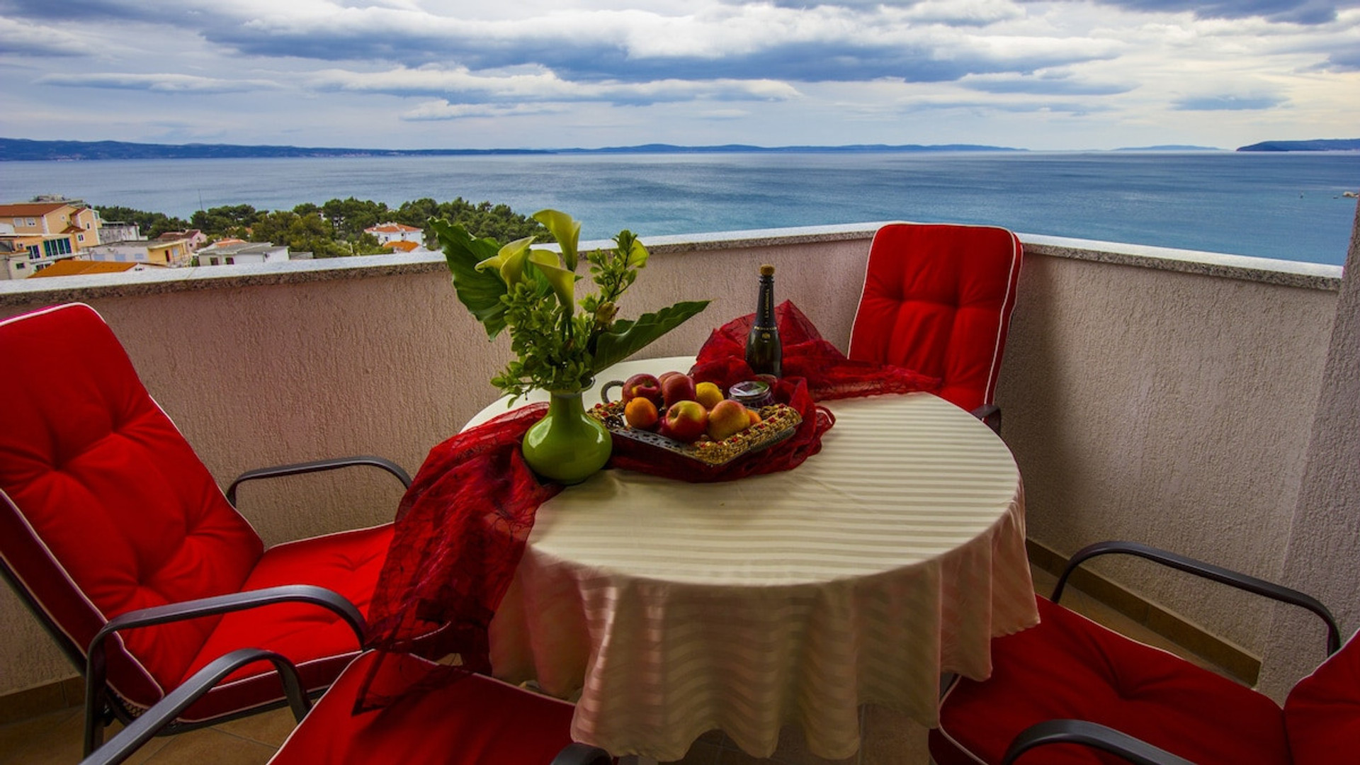 Terrace with sea view