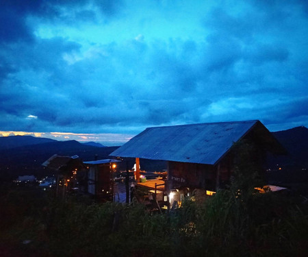 Dala Hut wooden house on the mountain,Phuruea Loei