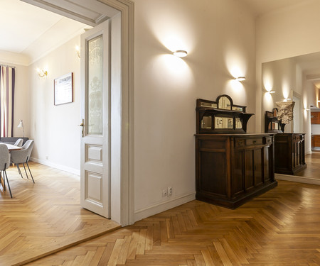 Spacious apartment with Prague castle view