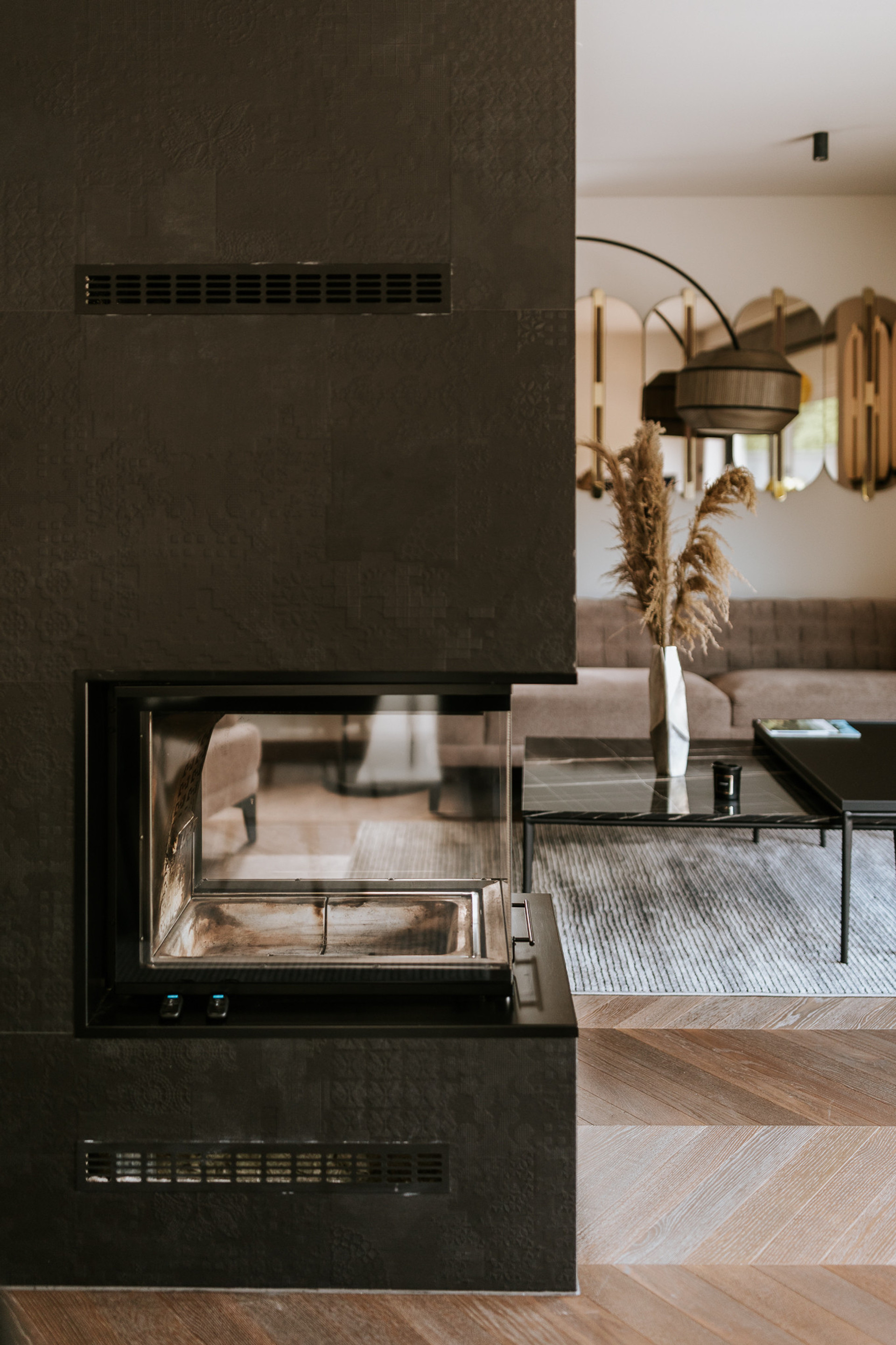 Fireplace+ second living and dinning area