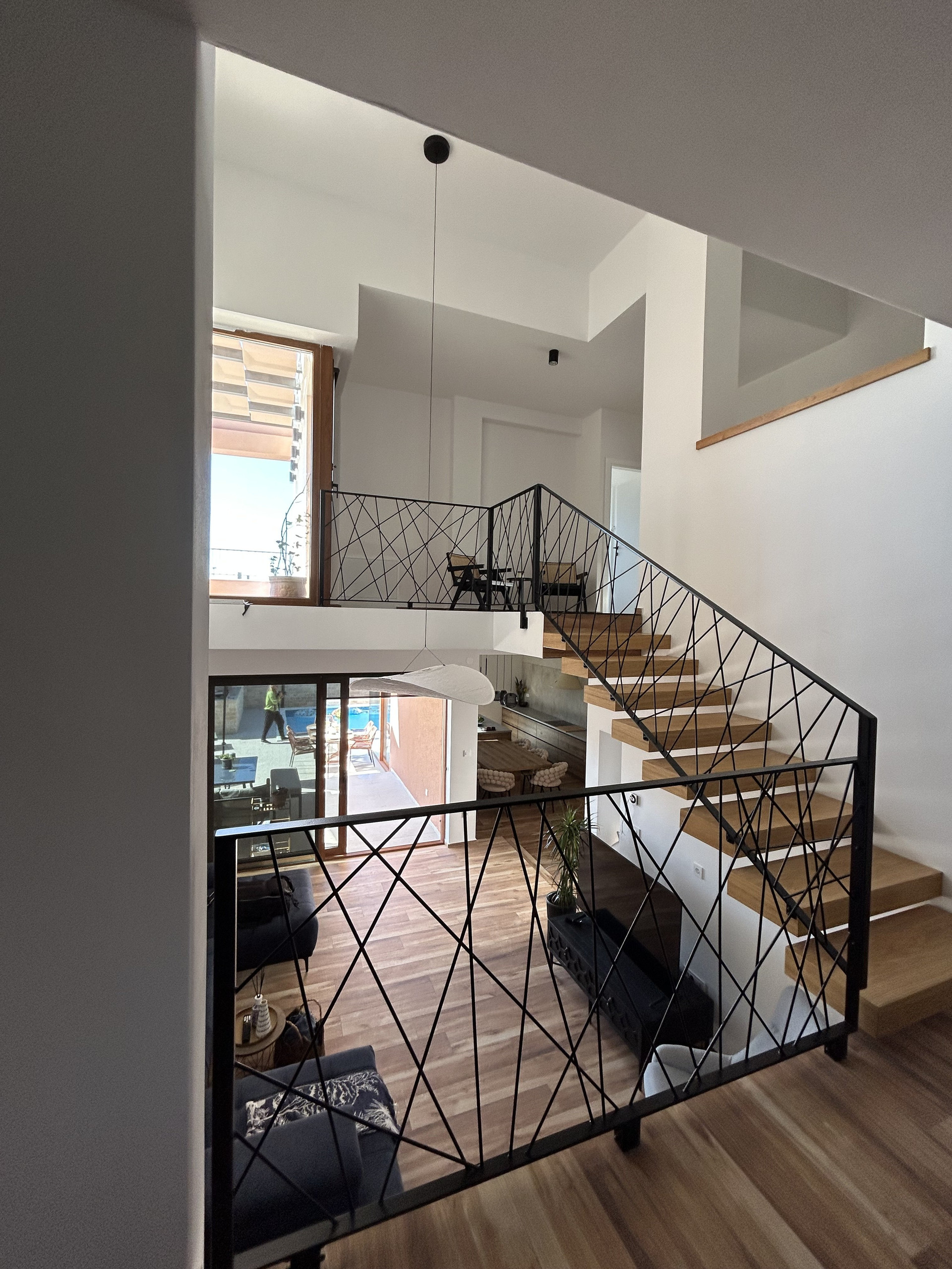 Living room and playroom