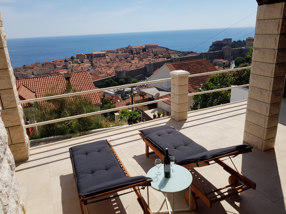 Old town and sea view preview