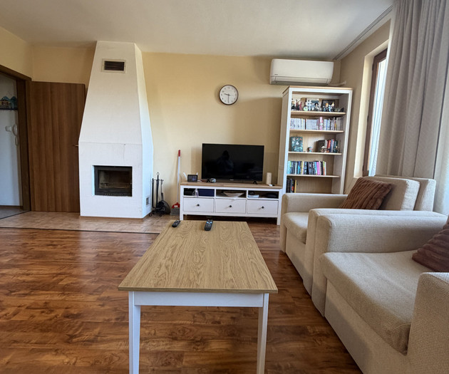 Living area with coffee table