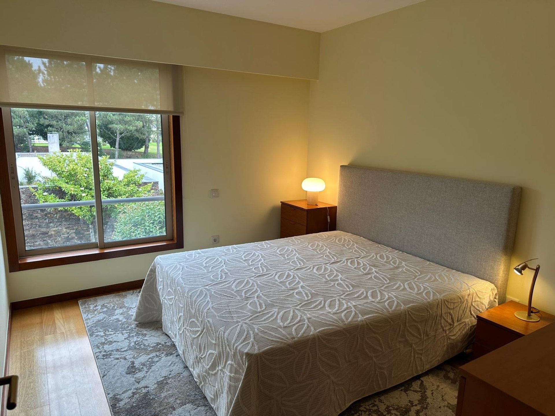 Master bedroom with garden view