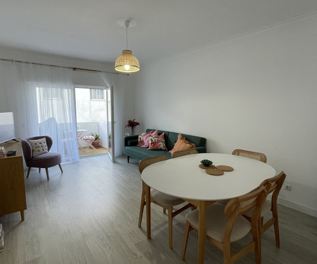 Sunny room by the beach.