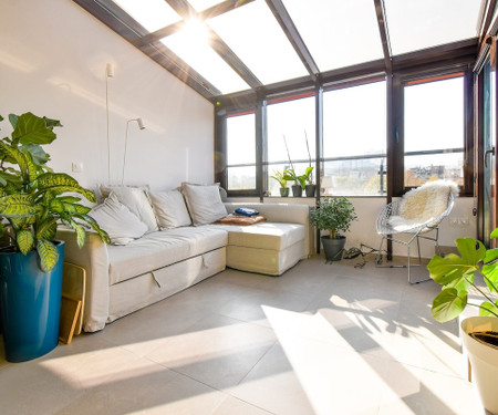 1BDR Loft with Stunning Skylight and Outdoor Space