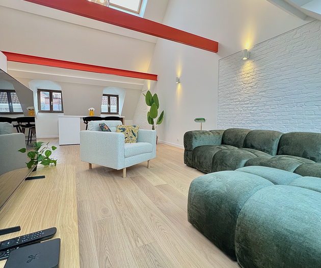 Design & Elegant Duplex in the Heart of Brussels
