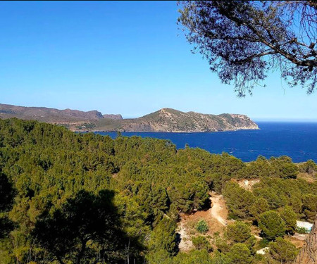 The Blue House of the Costa Brava Lenis attic