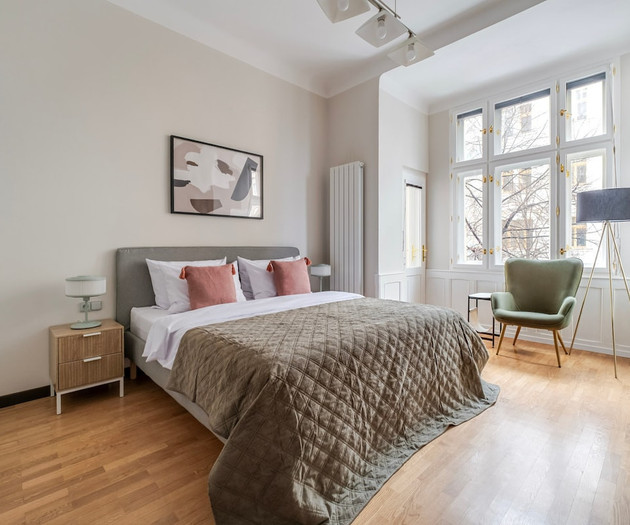 Blueground | Vinohrady, balcony, ID89