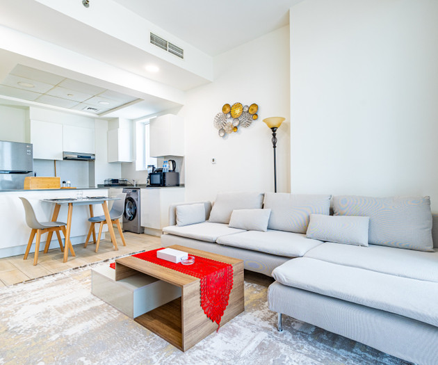 Bright & Stylish 1-Bedroom in Bloom Tower, JVC