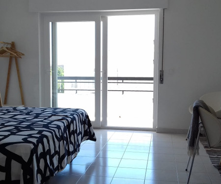 Bedroom with balcony