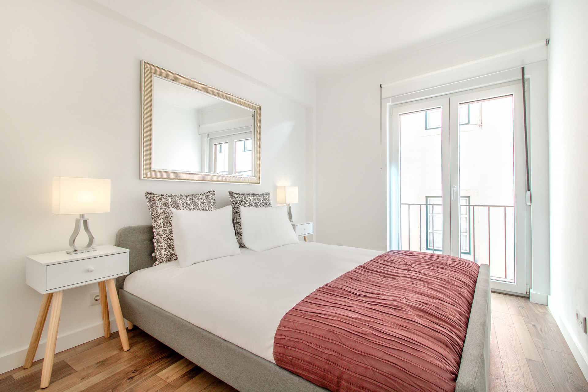 Bedroom with Queen-Size Bed and Balcony