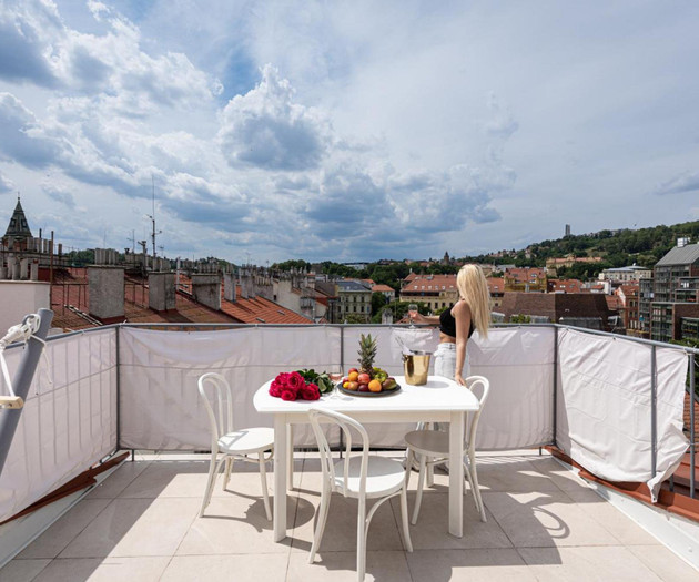 Apartamento con jacuzzi y vistas al skyline