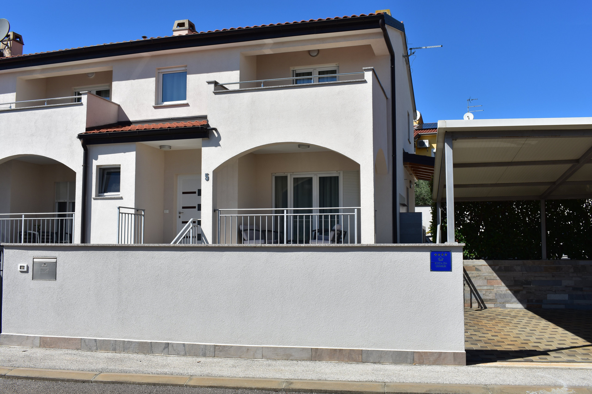 Exterior view of property