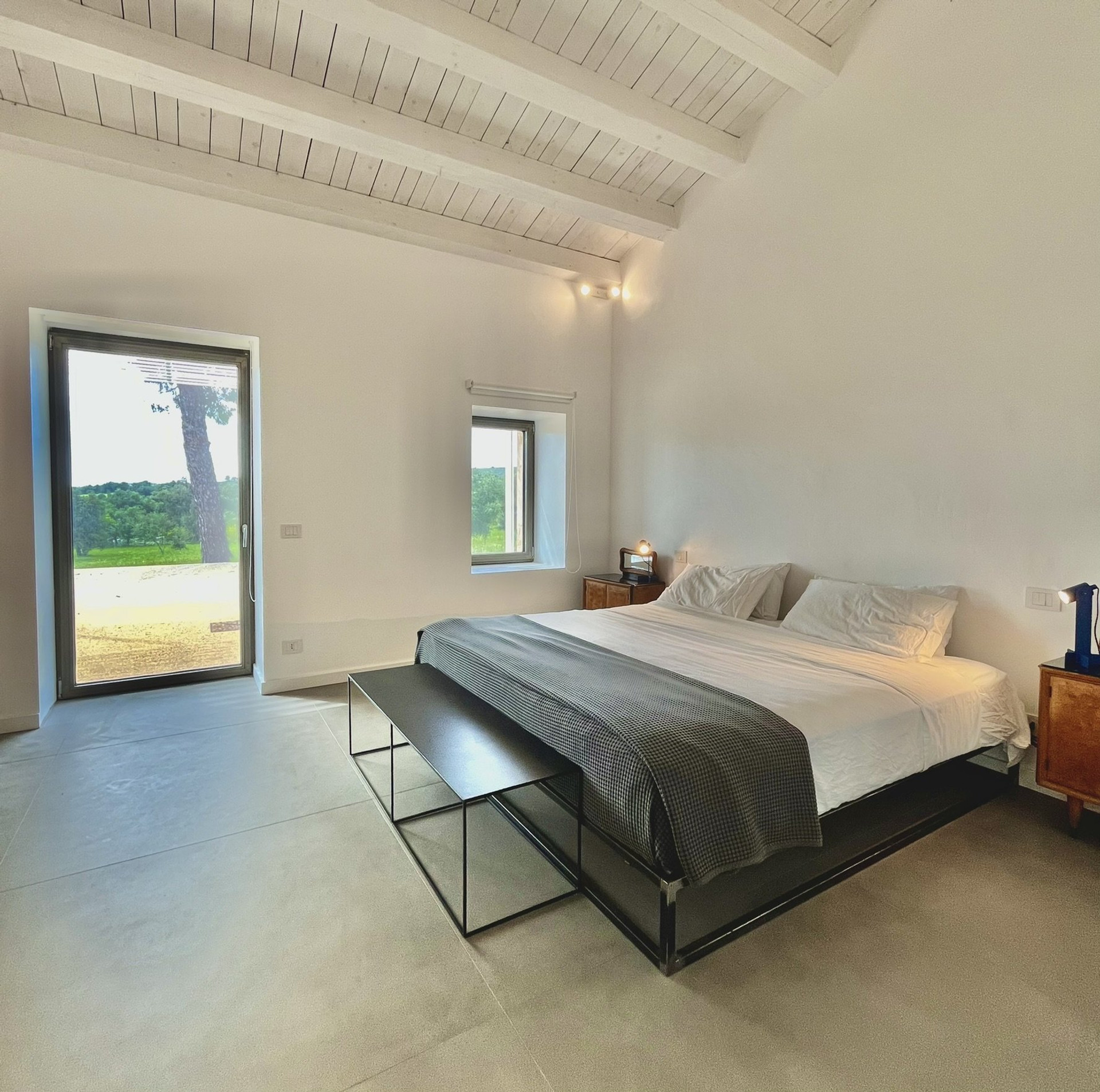 Master bedroom with king bed