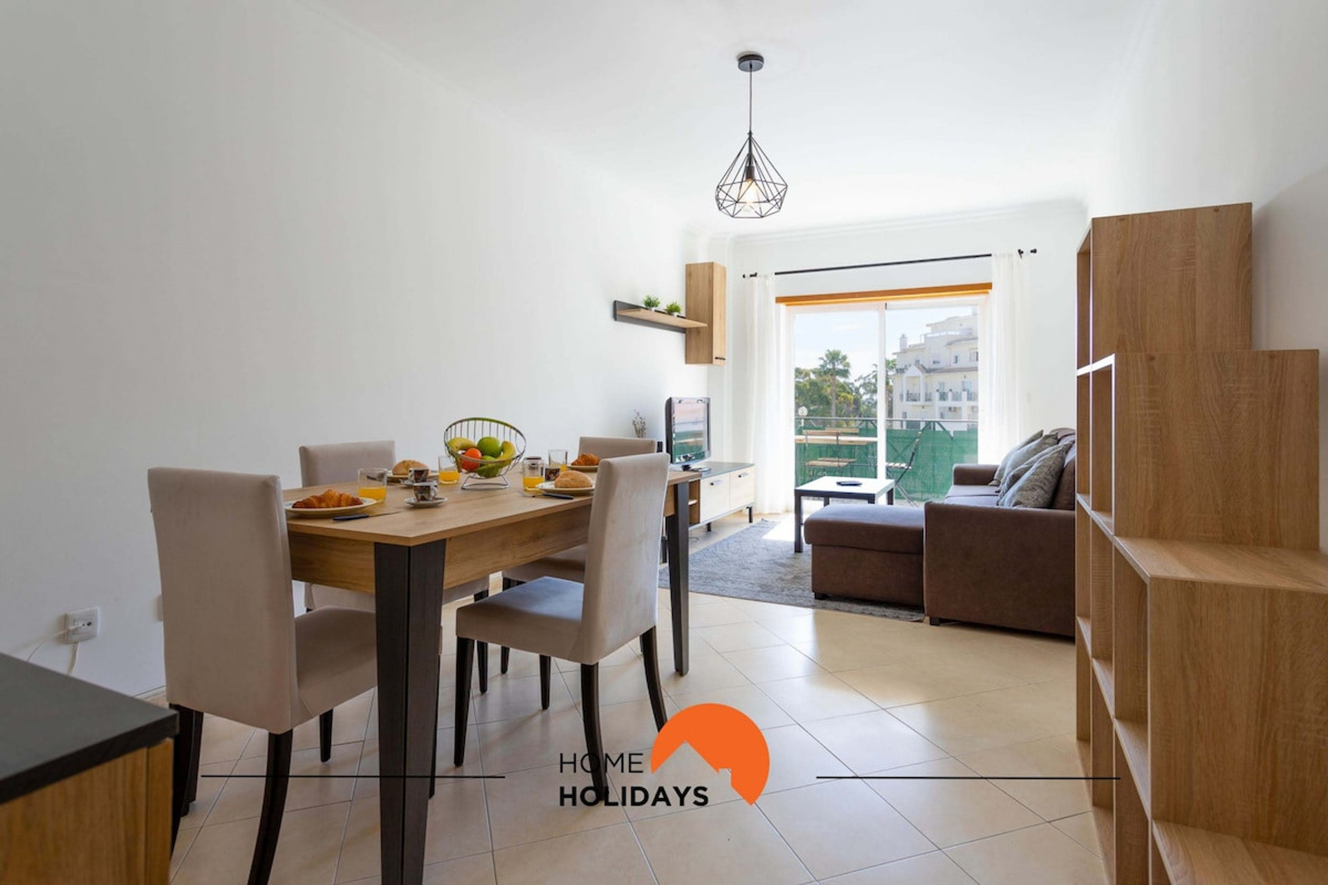 Dining and living area