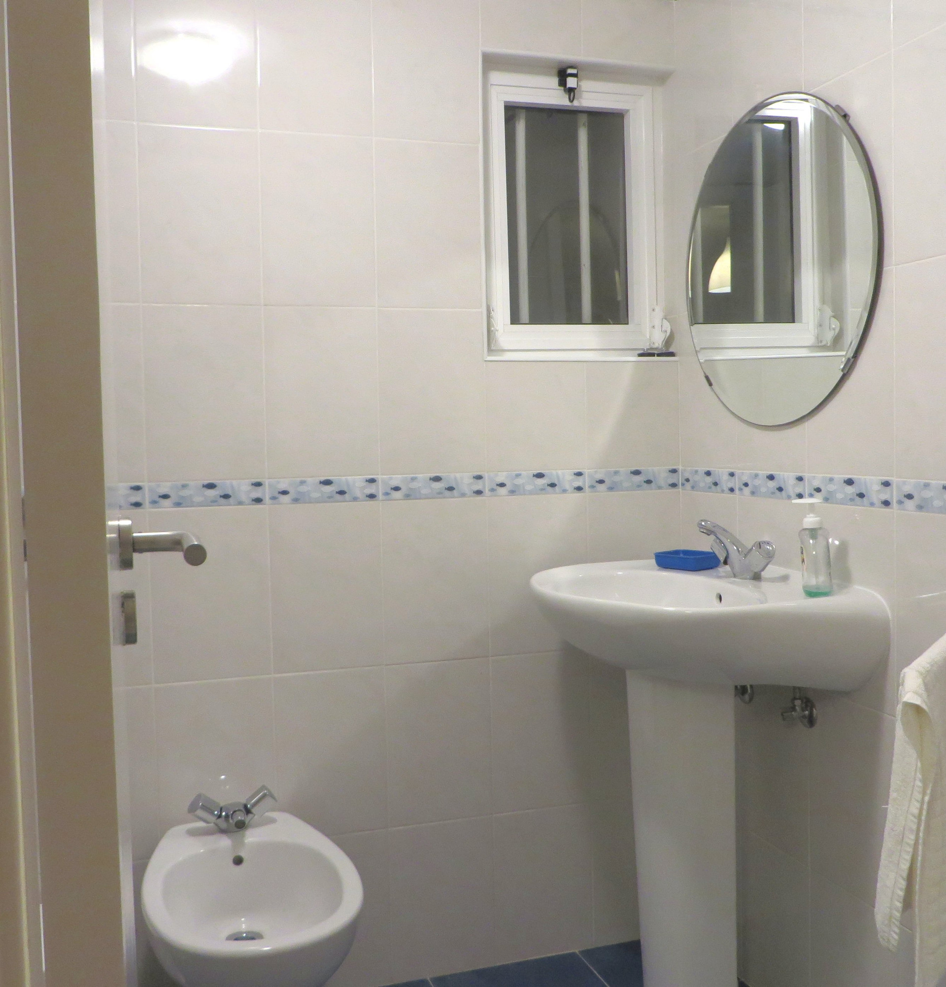 Bathroom sink and bidet