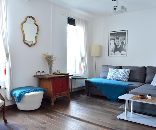 Rooftop terrace loft apartment, home cinema
