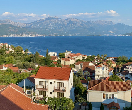 Modern apartment with gorgeous views of Kotor Bay