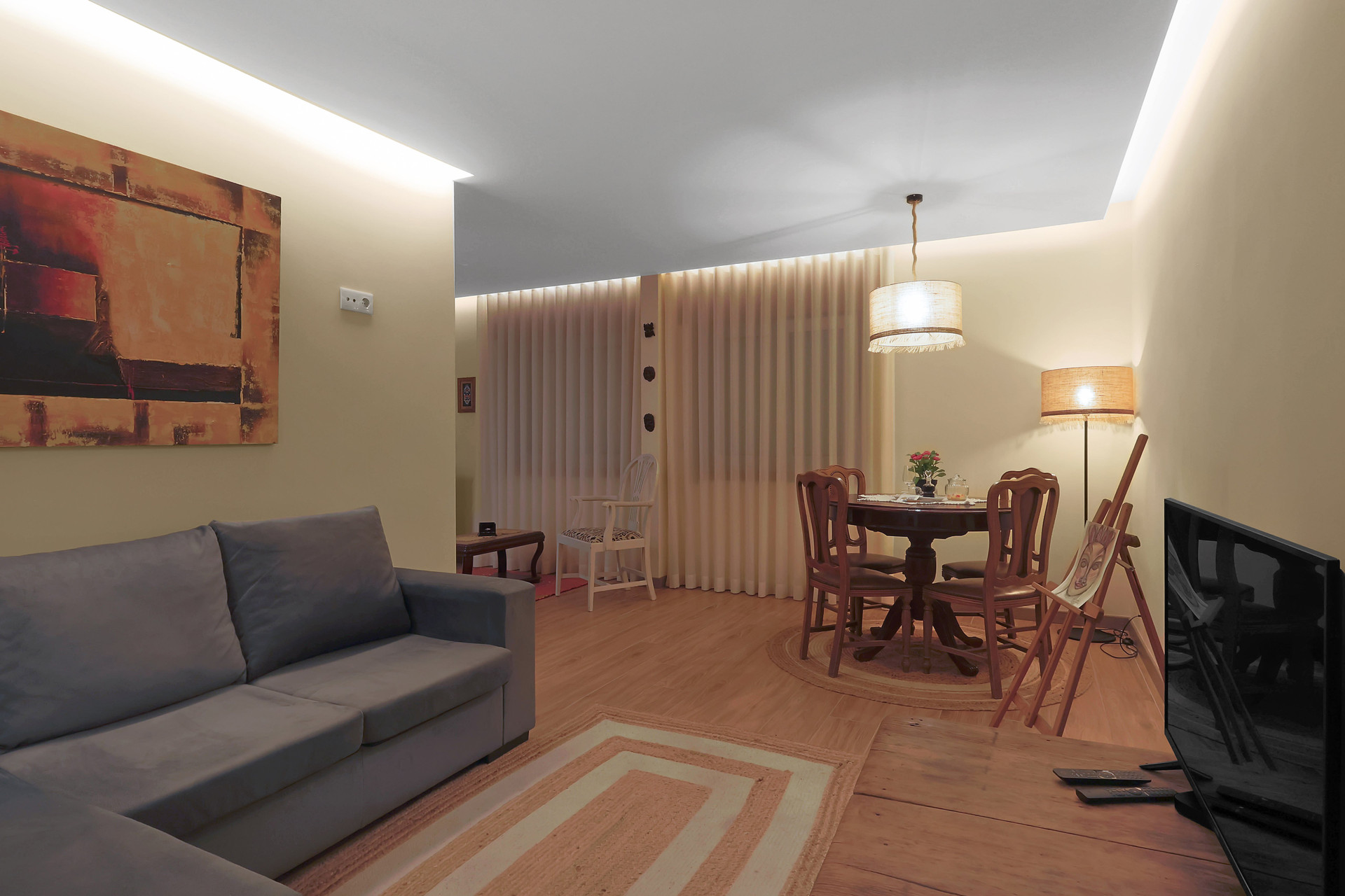 Living and dining open space