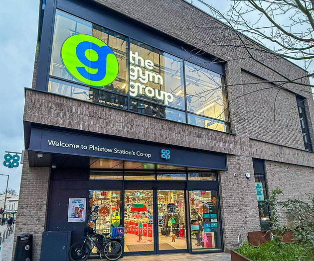 Nearby Co-op and gym