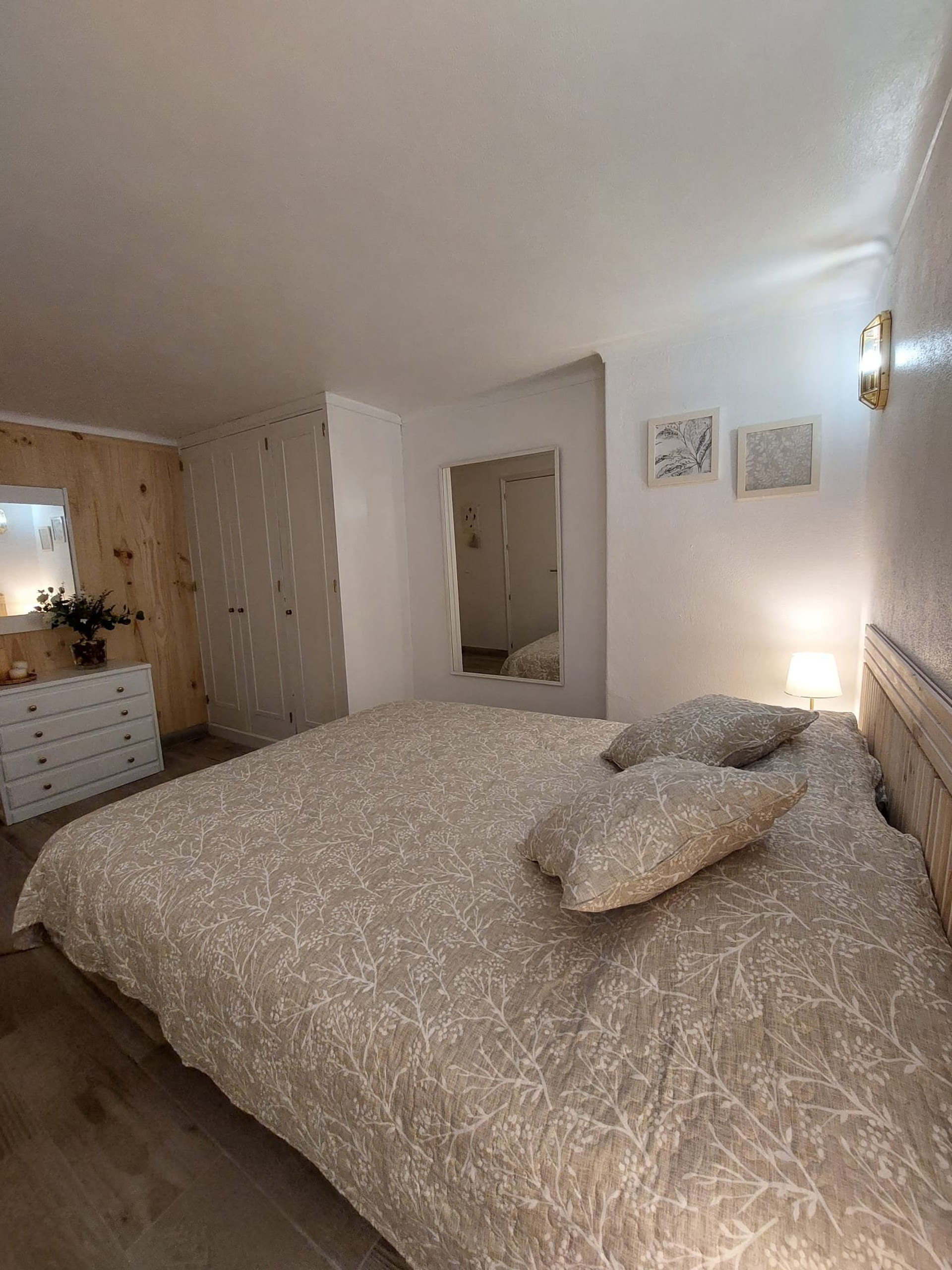 Master bedroom with double bed