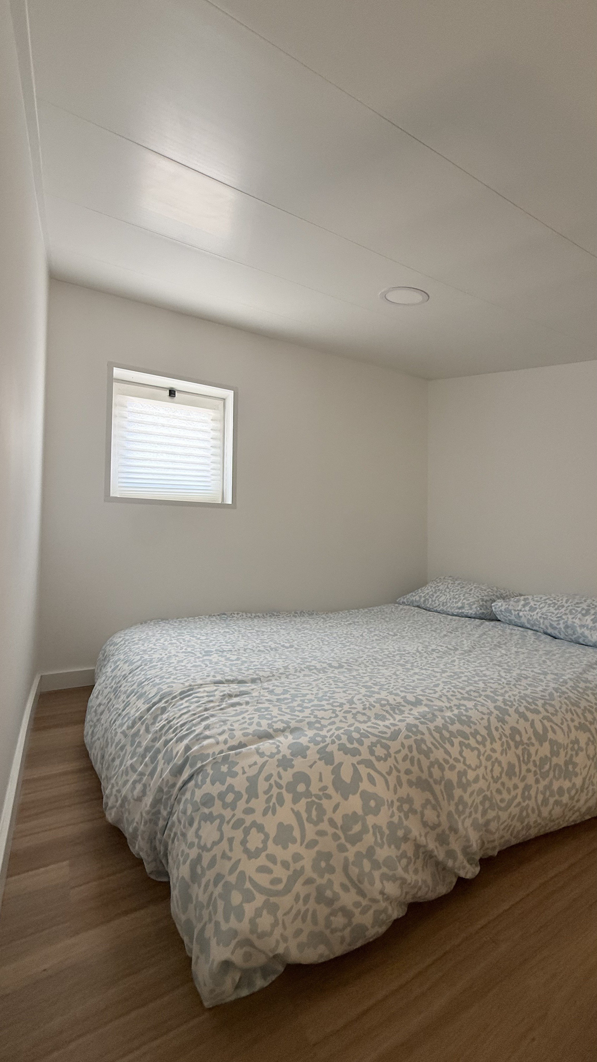 Cozy loft bedroom with double bed