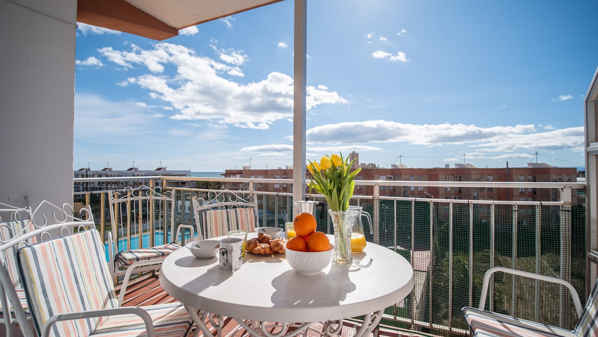 Private balcony