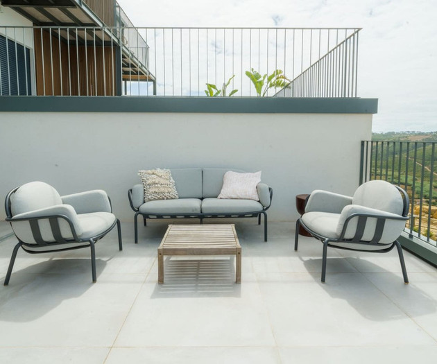 Terrace lounge seating area