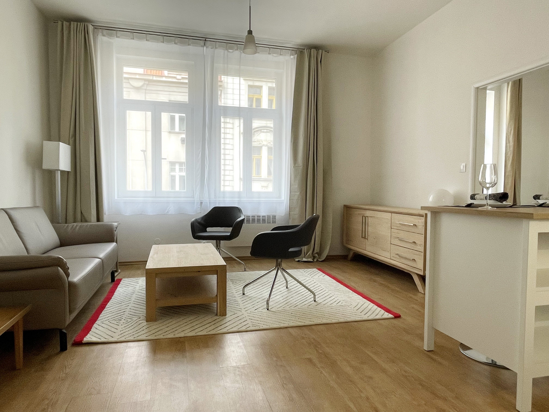 Spacious bright living room