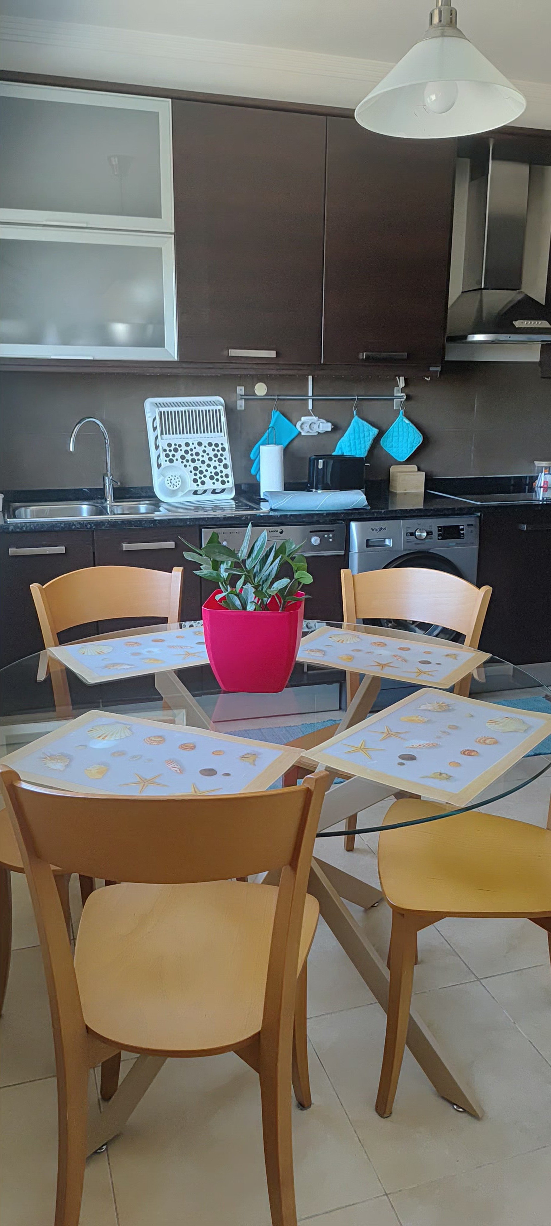 Kitchen counter dining table